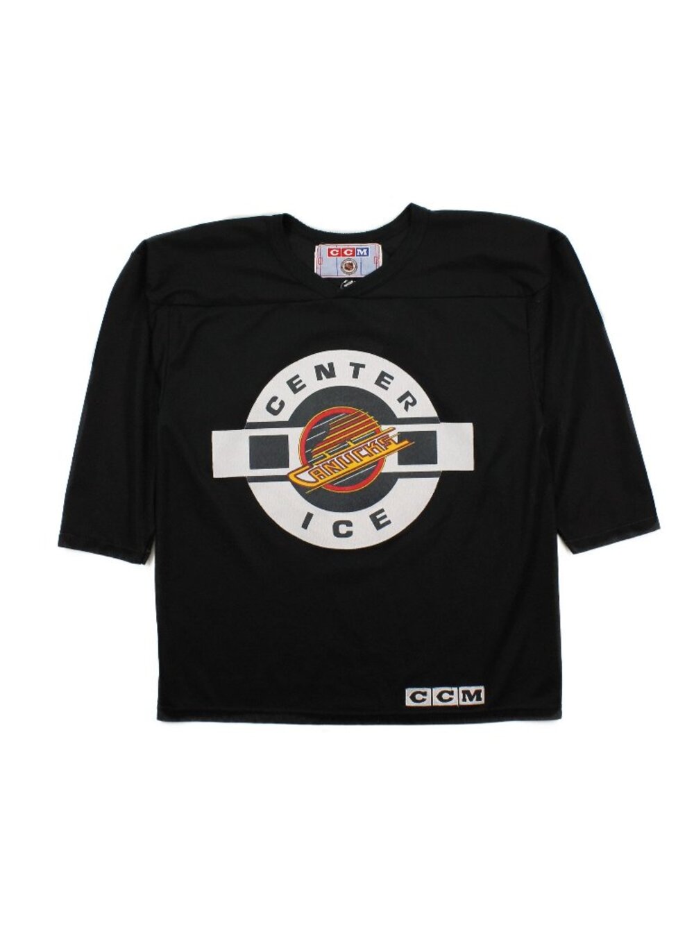 Vintage CCM Canucks Centre Ice Practice Jersey M